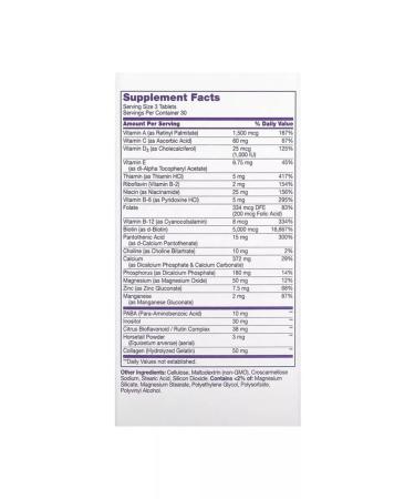 21st Century Additive for hair skin and nails 90 tablets - Buy Online on GoSupps.com