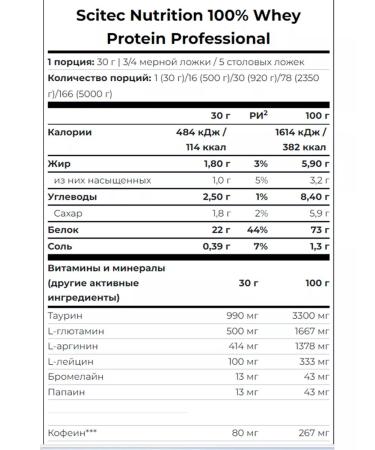 Scitec Nutrition Serum protein 100% Whey Rrotein Professional 500g - Buy Online on GoSupps.com