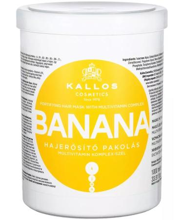 Kallos Cosmetics Hair mask Callos Banan strengthening 1000ml