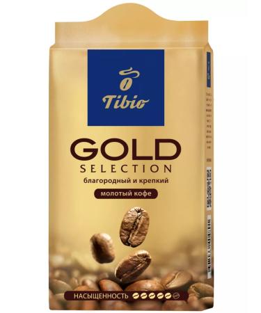 Coffee ground tibio Gold Selection 12 pcs 250 g - Buy Online on GoSupps.com