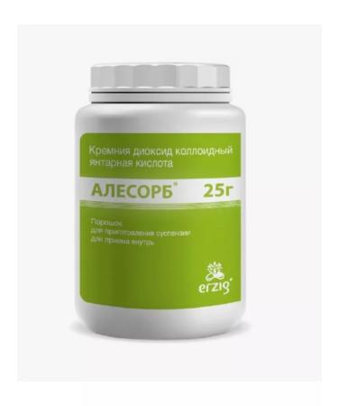 Erzig Enterosorbent Alesorb 3+ Detoxication Cleaning ban. 25g - Buy Online on GoSupps.com