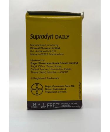 Nimantika Vitamins of Supradin 15 blisters 15 tables (225 table) (Oxan) - Buy Online on GoSupps.com