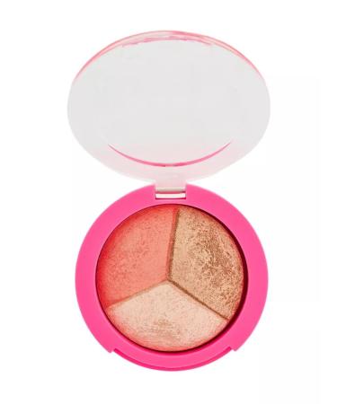golden rose Blood and Highlighter for the face Miss Beauty Glow Baked Trio 65 g - Buy Online on GoSupps.com
