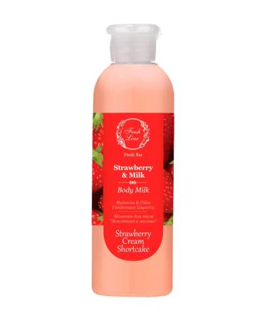 Fresh Line Body milk "Strawberries and milk" 200 ml