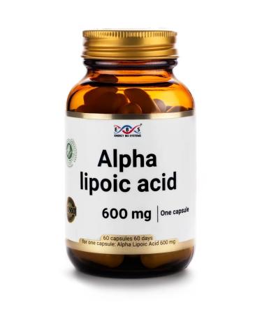 Energy Bio Systems Alpha lipoic acid 600 mg 60 capsules - Buy Online on GoSupps.com