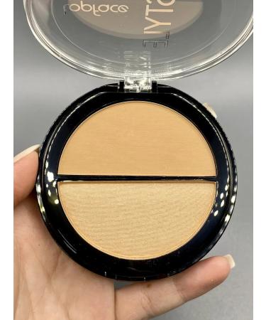 TopFace Palette for contouring sculptor bronzer highlighter 002