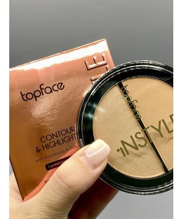 TopFace Palette for contouring sculptor bronzer highlighter 002 - Buy Online on GoSupps.com