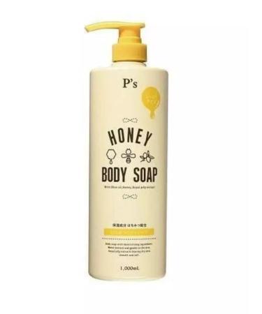 Kumano Liquid body soap p's honey with royal jelly
