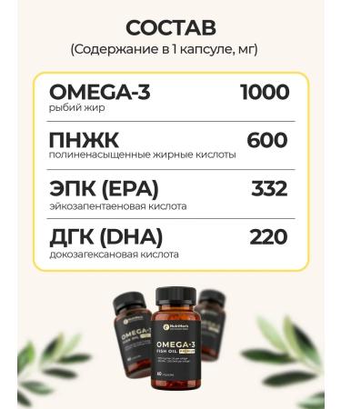 NutriHerb Omega 3 capsules 1000 mg (fish oil) - Buy Online on GoSupps.com