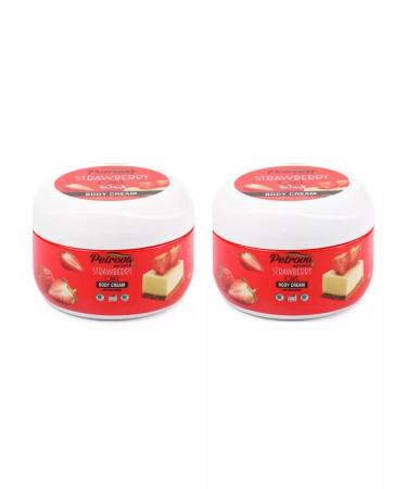 PETROVA Body cream strawberry pie 240 ml 2 pcs