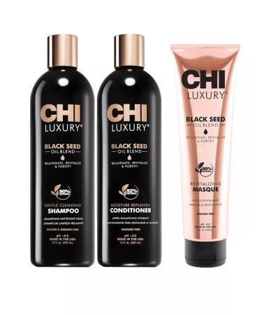 chi Set of moisturizing dry hair Black cumin Luxury Black Seed - Buy Online on GoSupps.com