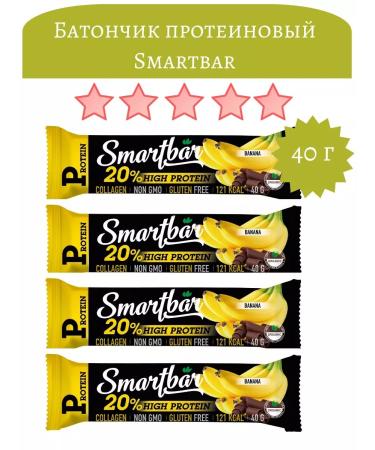 Smartbar Batonchik Protein banana in dark glaze 40g 4pcs