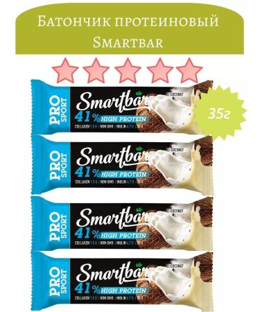 Smartbar Bank Protein ProSport Coconut 35g 4pcs