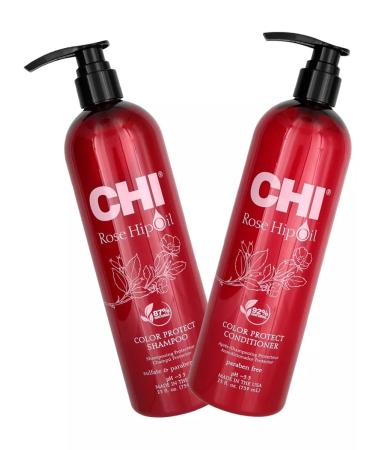 chi Set for protecting the color and brightness of dyed hair Rose HIP - Buy Online on GoSupps.com
