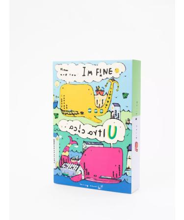 Dancing Whale A set of fabric facial masks of Korea 10 pcs - Buy Online on GoSupps.com