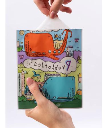 Dancing Whale A set of fabric faces for Korea with probiotics 10 pcs - Buy Online on GoSupps.com