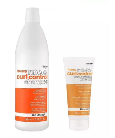 Dixson Set for curly hair with honey and almonds shampoo and cream