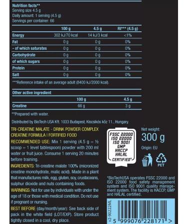 Creatine TCM BIOTECH - Buy Online on GoSupps.com