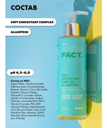 ART&FACT Washing gel to wash problem skin 200 ml - Buy Online on GoSupps.com