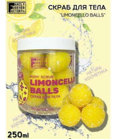 Family Forever Factory Limoncello Balls Body Scrub 150g