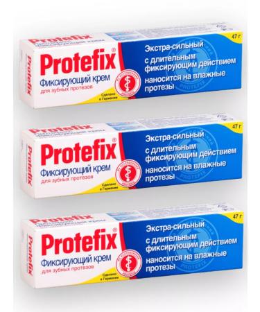 PROTEFIX Fixing cream for dentures 47 g 3 pcs