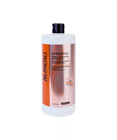 BRELIL PROFESSIONAL Numero Restructuring shampoo for damaged hair 1000 ml - Buy Online on GoSupps.com
