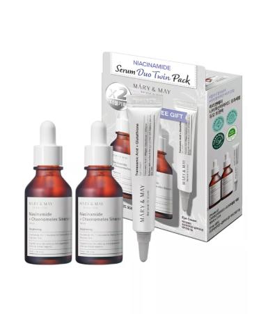MARY&MAY Niacinamide Serum Duo Twin Pack Faces
