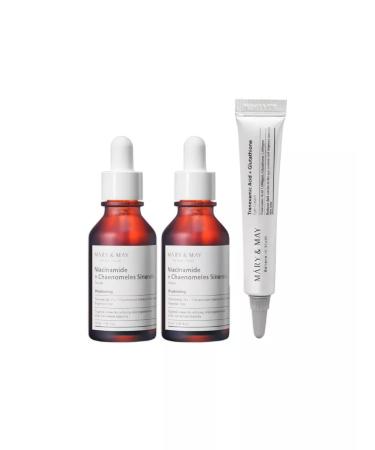 MARY&MAY Niacinamide Serum Duo Twin Pack Faces - Buy Online on GoSupps.com