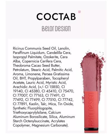 Belor Design Matte lipstick for the lip moisturizing tone 132 - Buy Online on GoSupps.com