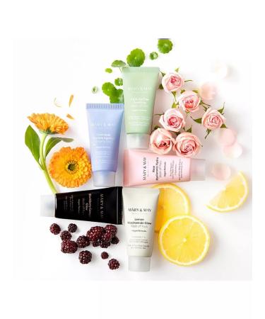 MARY&MAY A set of 5 masks for the face + silicone brush - Buy Online on GoSupps.com