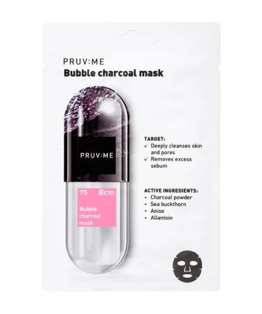 PRUVME BCM 75 Facial Bubble Facial Mask 20 g
