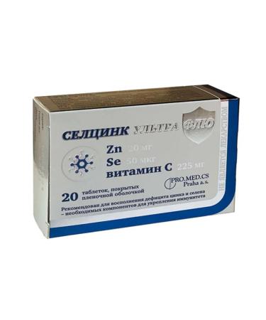 Selzinc Ultra flu tablet x20 - Buy Online on GoSupps.com