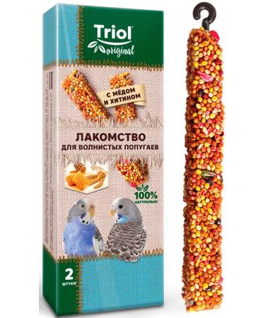 Triol A treat for wavy parrots honey huts 3 pcs - Buy Online on GoSupps.com