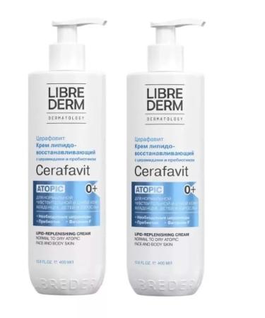 LIBREDERM Cerafet Lipid -based cream with cramids - 2 pcs