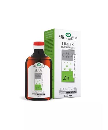 Mirrolla Shampoo against dandruff with a pyrithion of 150ml 4pcs - Buy Online on GoSupps.com
