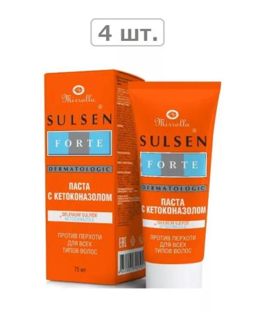 Mirrolla Sulsen Forte Pasta with ketoconazole against - 4 pcs
