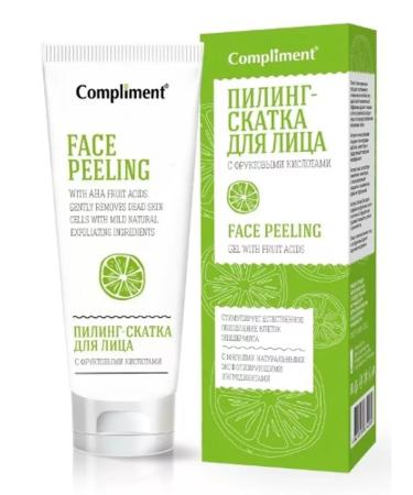 Compliment Facial Pilling Skatka with fruit acids 80ml - 5 pcs - Buy Online on GoSupps.com