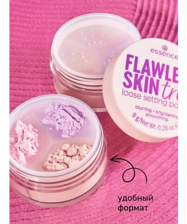 Essence Flawless skin powder crumbly tricolor 8 g - Buy Online on GoSupps.com