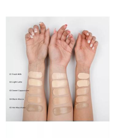 Vollare Matt & Cover 01 Fresh Milk Mating foundation 30ml - Buy Online on GoSupps.com