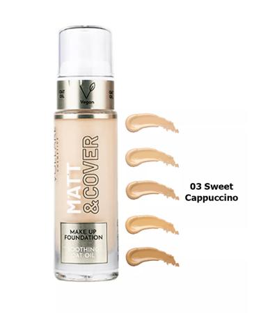 Vollare Matt & Cover 03 Cappuccino matting foundation 30ml - Buy Online on GoSupps.com