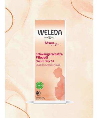 WELEDA Oil for the prevention of stretch marks 100 ml - Buy Online on GoSupps.com