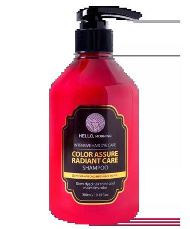 HELLO MORNING Hair shampoo female red 300 ml of Korea