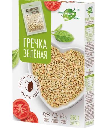 Lifestyle Green buckwheat in hobs 3 pcs * 350 gr. - Buy Online on GoSupps.com