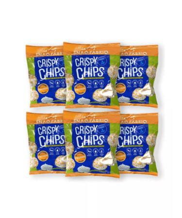 Bombbar Useful chips 6pcs whole grain sour cream and green onions 50g