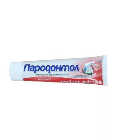 FREEDOM Grandododol toothpaste "Triple action" 124 g set 2pcs - Buy Online on GoSupps.com