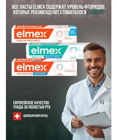 Elmex Toothpaste protection against caries 75 ml - Buy Online on GoSupps.com