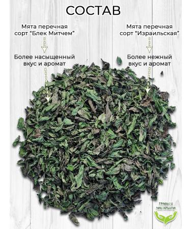Herbs and teas of Crimea Peppermint dried Crimean - Buy Online on GoSupps.com