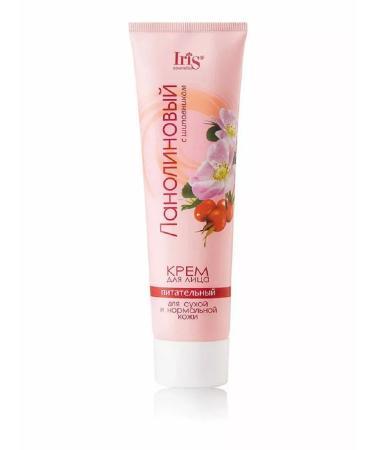 Iris Cosmetic Lanoline face cream with rose hips 100 ml
