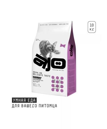 AJO Dry food for fastidious cats and kittens Delicate 10 kg