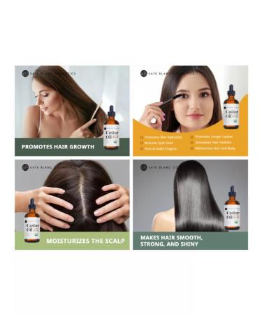 Kate Blanc Castor oil - USDA Organic - Buy Online on GoSupps.com